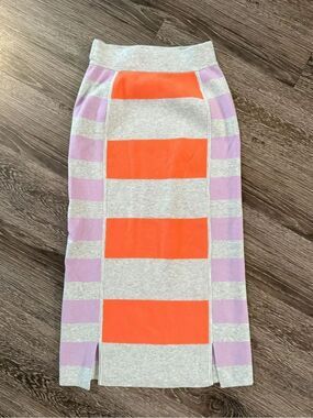 Anthropologie Daily Practice Glens Striped Sweater Skirt